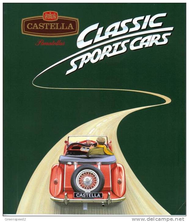 Classic Sports Cars - Full set 30 cards - Issued by Castella - With unused Album -Mint Condition