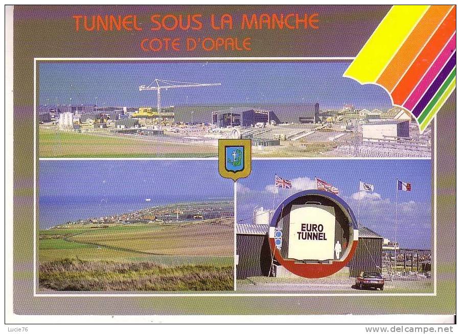 SANGATTE -  Tunnel Sous La MANCHE  - N° PP 662 - 3 Vues - Sangatte