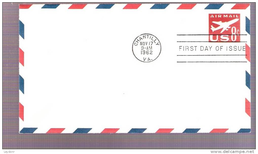 FDC Jet Airliner - United States Airmail - Scott # UC36 - 1961-80