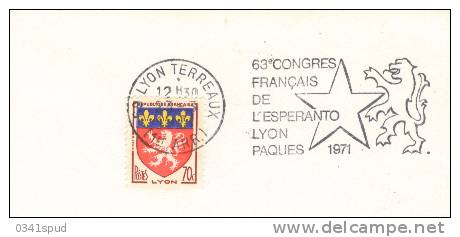 1971  France  69  Lyon   Esperanto - Esperanto