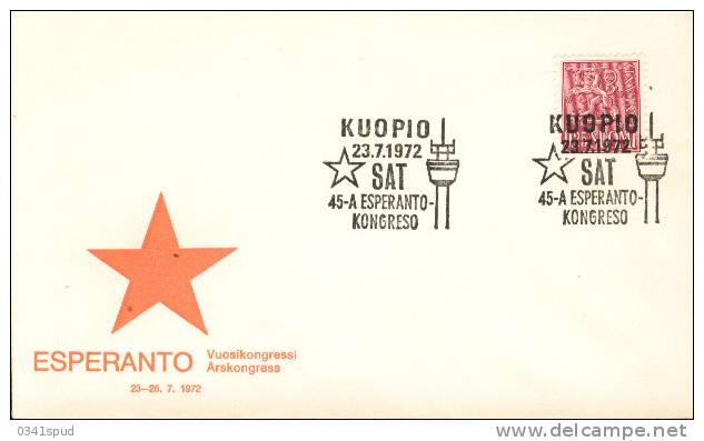 1972  Finlande  Kuopio  Esperanto - Esperanto