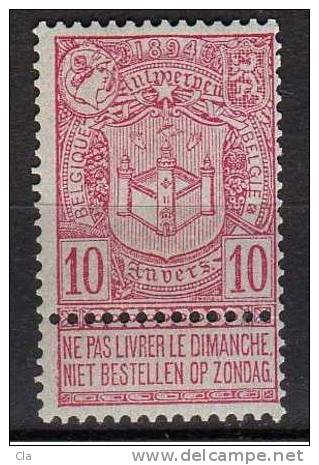 69   **  Cob 8 - 1894-1896 Tentoonstellingen