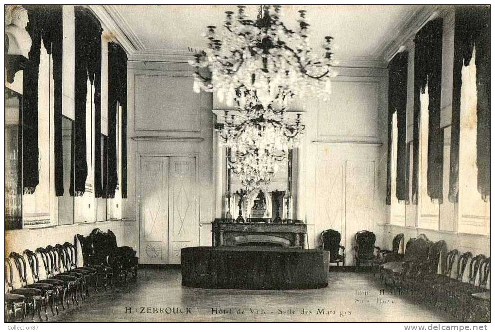 59 - NORD - HAZEBROUCK - HOTEL De VILLE - SALLE Des MARIAGES - Hazebrouck