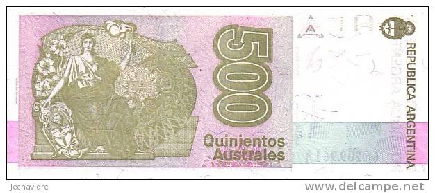 ARGENTINE   500 Australes  Non Daté (1988-1990)  Pick 328b    ***** BILLET  NEUF ***** - Argentinien