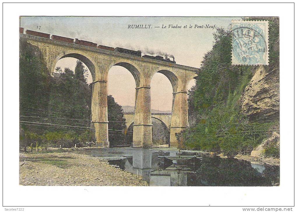 RUMILLY  LE VIADUC ET LE PONT-NEUF - Rumilly