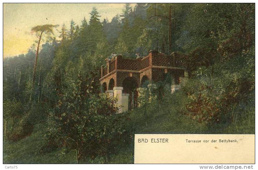 ALLEMAGNE - Bad Elster - Terrasse Vor Der Bettybank - Bad Elster