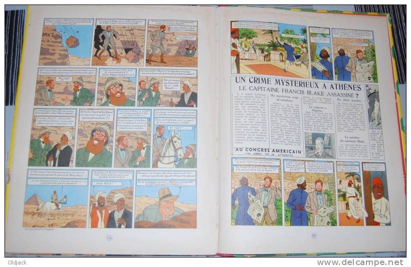 LE MYSTERE DE LA GRANDE PYRAMIDE LE PAPYRUS DE MANETHON - Blake & Mortimer