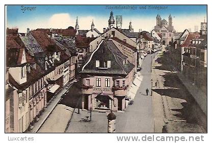 SPEYER . MAXIMILIANSTRASSE UND KORNGASSE. - Speyer