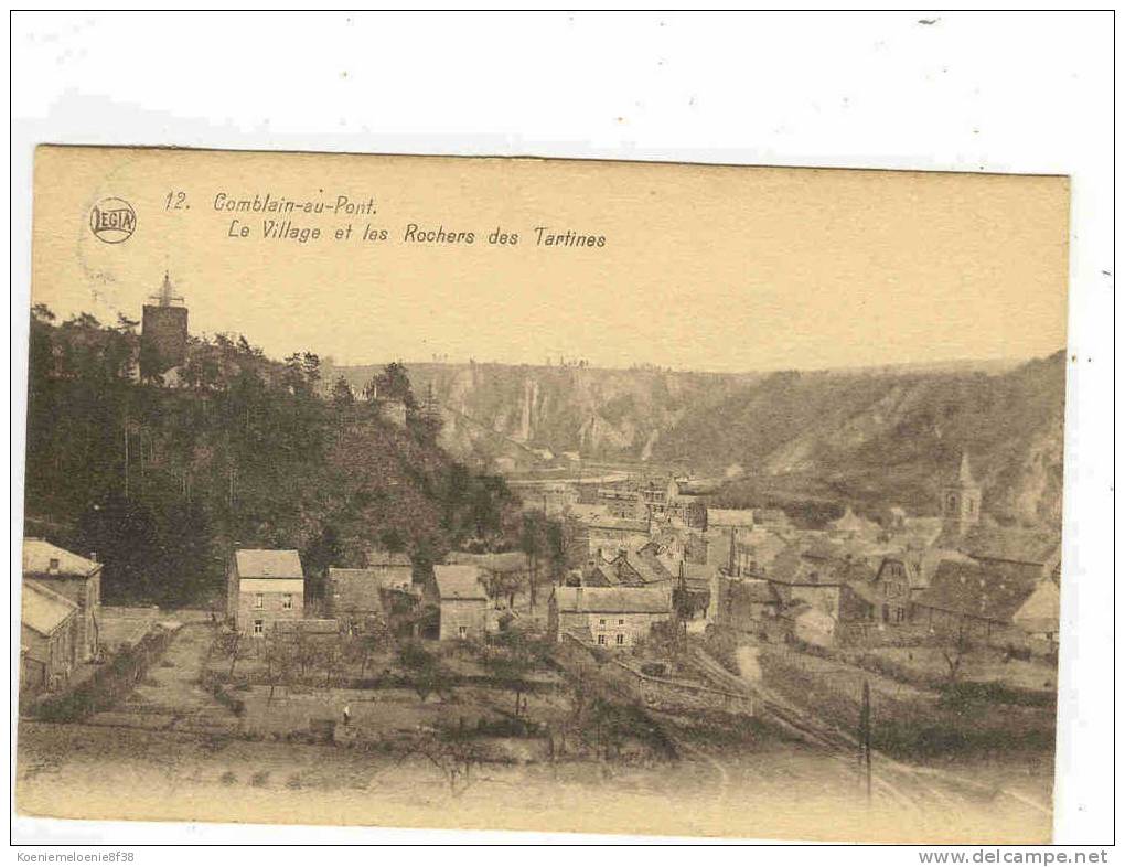 COMBLAIN-AU-PONT - LE VILLAGE ET LES ROCHERS DES TARTINES - Comblain-au-Pont