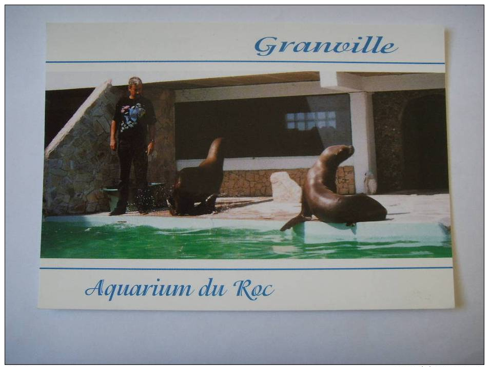 30/11-32 ) Granville : Aquarium Du Roc :otaries - Granville