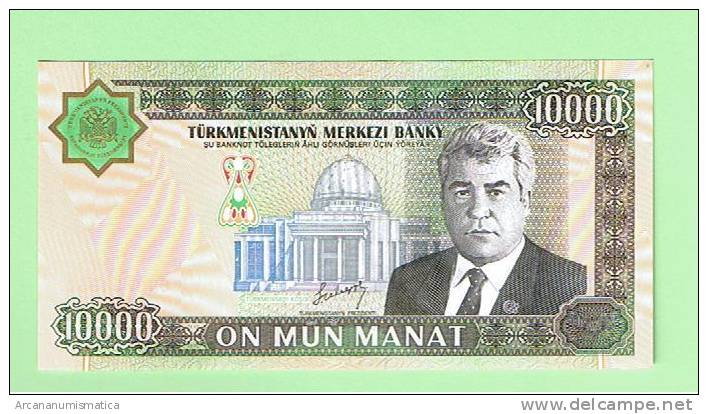 TURKMENISTAN   10.000  MANAT  2.003   SC/UNC/PLANCHA      DL-6500 - Turkménistan