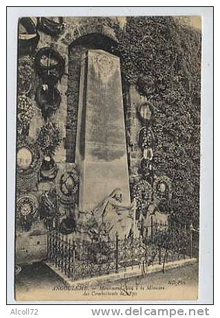 ANGOULEME : Monument élevé à La Mémoire Des Combattants De 1870 - Angouleme