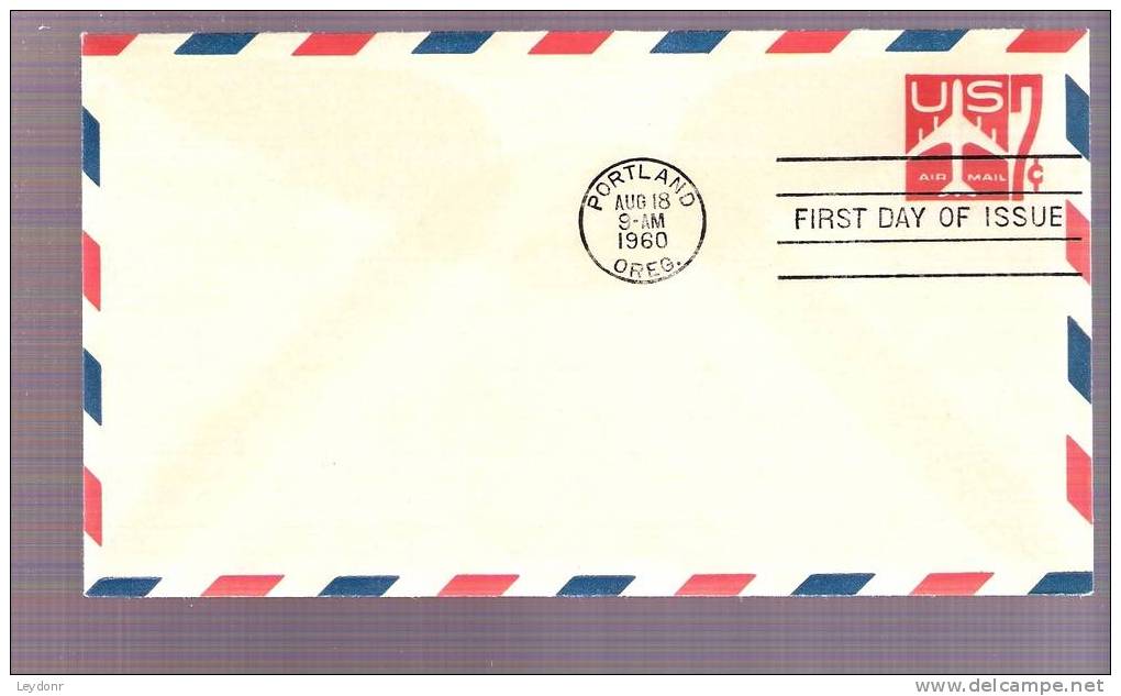 FDC Air Mail United States - Jet Airliner Scott # UC34 - Other (Air)