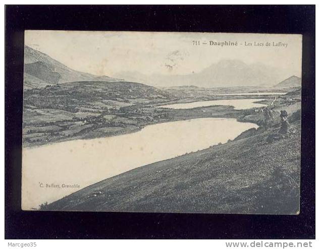 Dauphiné Le Lac De Laffrey édit.baffert N° 711 Cachet Hopital Complémentaire De L'aigle Grenoble   Belle Carte - Laffrey