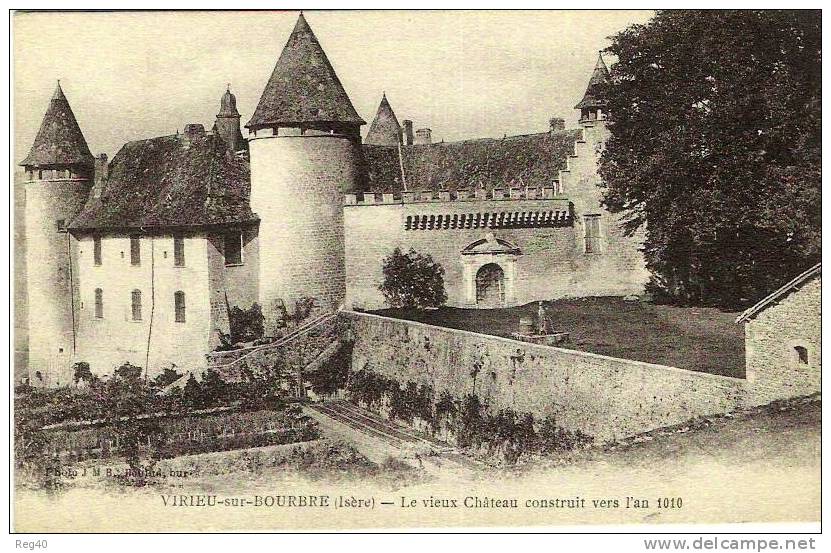 D38 - VIRIEU SUR BOURBRE  -  Le Vieux Chateau Construit Vers L\´an 1010 - Virieu