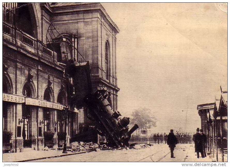 Paris 15ème - Accident De La Gare Montparnasse - - Arrondissement: 15