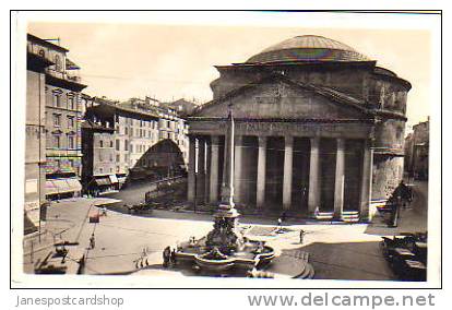 ROMA "PANTHEON "  1928- VERA FOTO - Lazio - ROMA - Italia - Panthéon