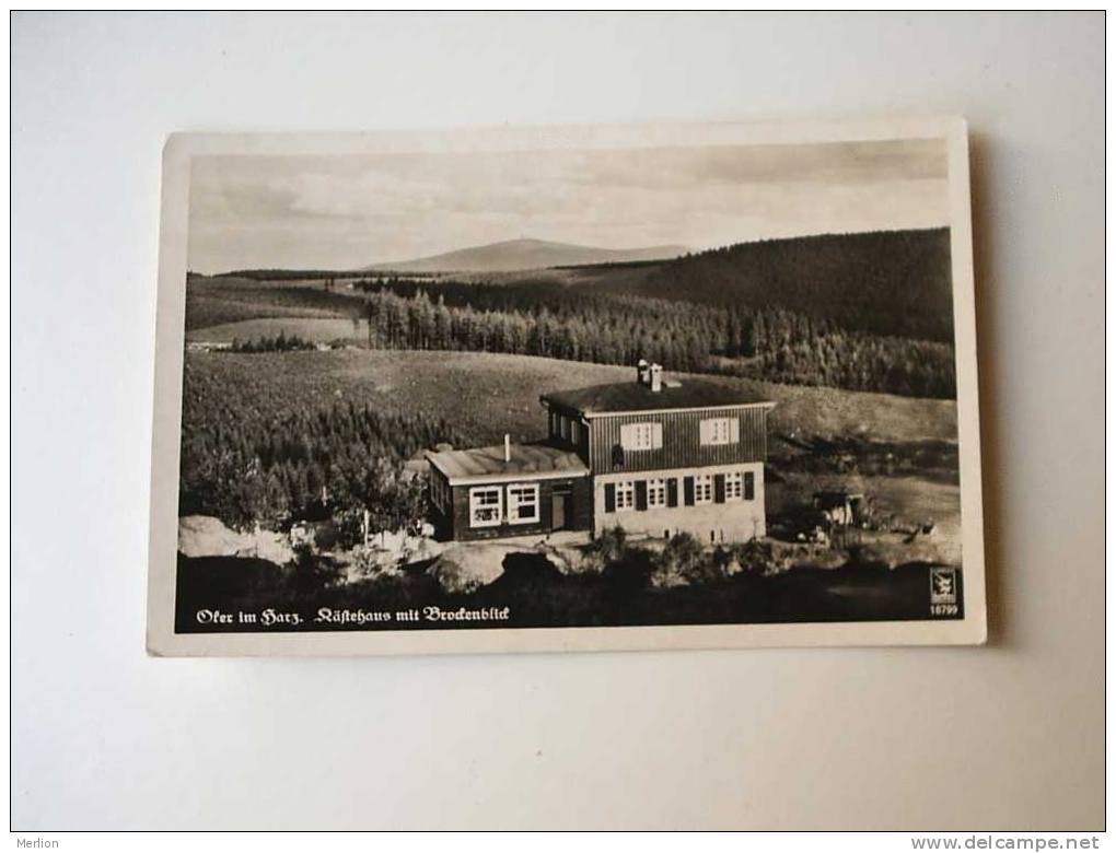 Oker  Im Harz  - Rästehaus Mit Brockenblick  -Bad  Harzburg -  Cca 1930´s    VF  D36249 - Bad Harzburg