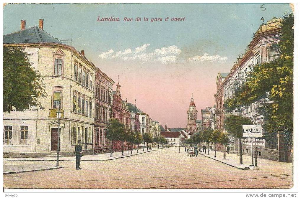 LANDAU-rue De La Gare D'ouest - Landau