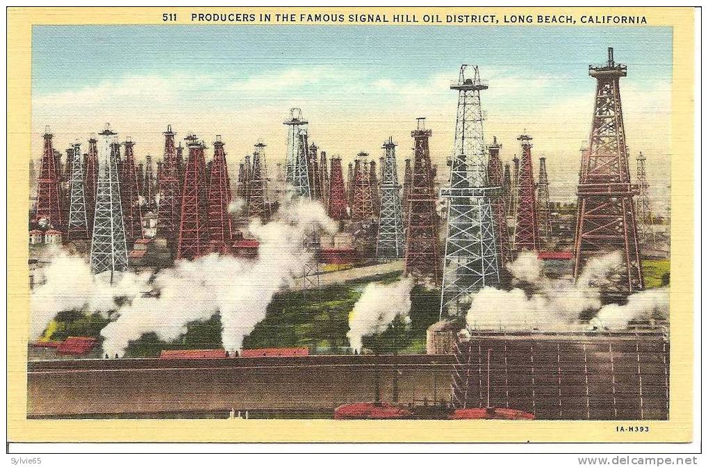 PRODUCERS IN THE FAMOUS SIGNAL HILL OIL DISTRICT LONG BEACH  CALIFORNIA - Long Beach