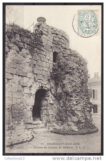 VAL D'OISE - Beaumont Sur Oise - Ruines Du Donjon Du Château - Beaumont Sur Oise