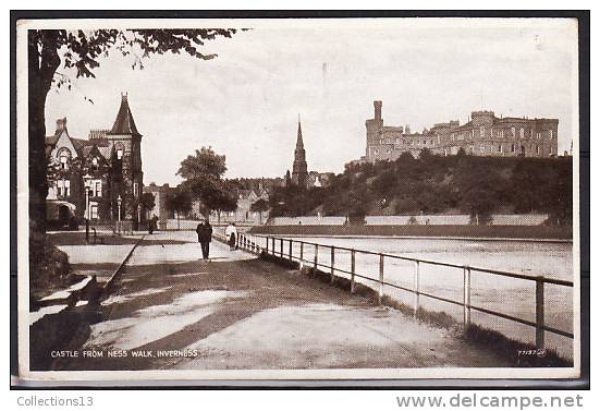 ANGLETERRE - Castle From Ness Walk, Inverness - Inverness-shire
