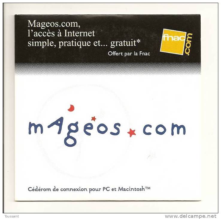 MAGEOS.com: L´ Accés à Internet Simple, Pratique Et Gratuit, Fnac (08-2628) - Kit De Conección A Internet