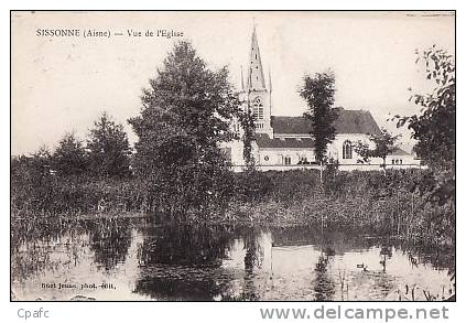 Sissonne , Vue Le L'Eglise - Sissonne