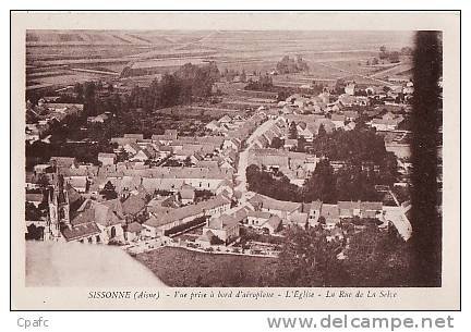 Sissonne : Vue Prise à Bord D'aéroplane - Sissonne