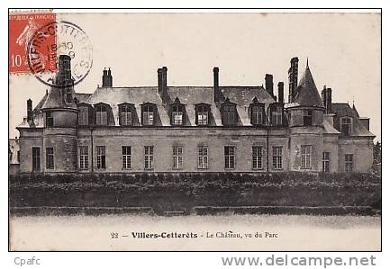 Villers Cotterets : Chateau ,vu Du Parc - Villers Cotterets