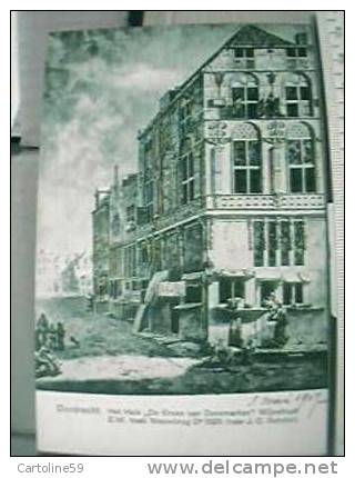 HOLLAND DORDRECHT  (1825 ) HE HUIS  DE KROON ILLUSTRATA J.C. SCHOTEL  N1907 BH10739 - Dordrecht