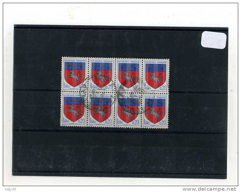 - SAINT-LO  . BLOC DE 8  . REPUBLIQUE FRANCAISE . - 1941-66 Coat Of Arms And Heraldry