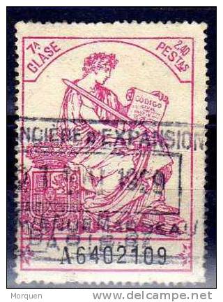 Poliza 7 Clase 2,40 Pts - Revenue Stamps