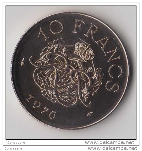 ** 10 FRANCS MONACO 1976 FDC **E92** - 1960-2001 Nouveaux Francs