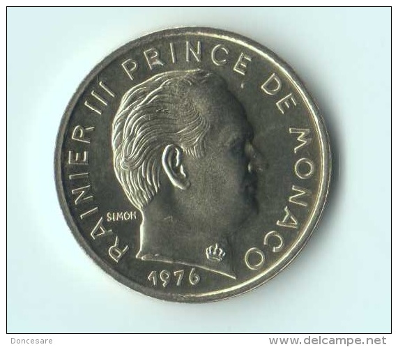 ** 10 CENT MONACO 1976  FDC **E102** - 1960-2001 Neue Francs