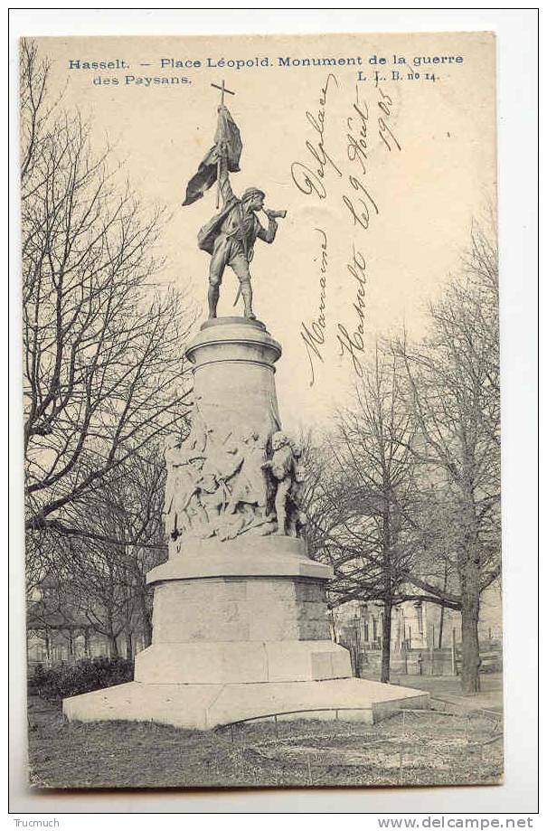 C7578 - HASSELT - Place Léopold - Monument De La Guerre Des Paysans - Hasselt