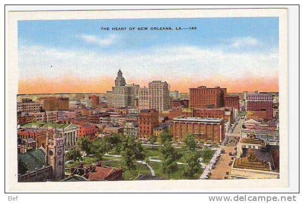 Skyline View Of The Heart Of Modern NEW ORLEANS (Louisiana U S A ) ; The City Hall In The Lower Left ,TB - New Orleans