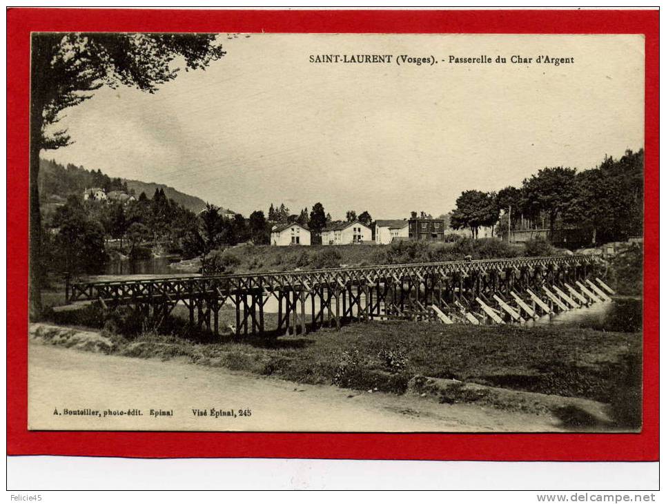 729D - Saint Laurent  - Passerelle Du Char D'Argent - Autres & Non Classés