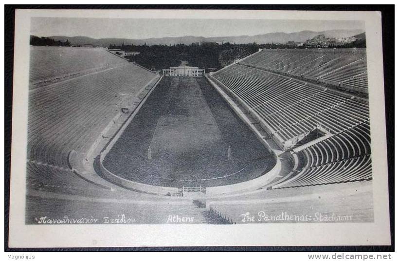 Sport,Ancient Arena,The Panathenaic Stadium,Athens,vintage Postcard - Athletics
