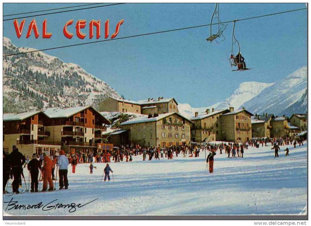 CPSM.  LANSLEVILLARD 1450. VAL CENIS. DATEE 1990. - Val Cenis