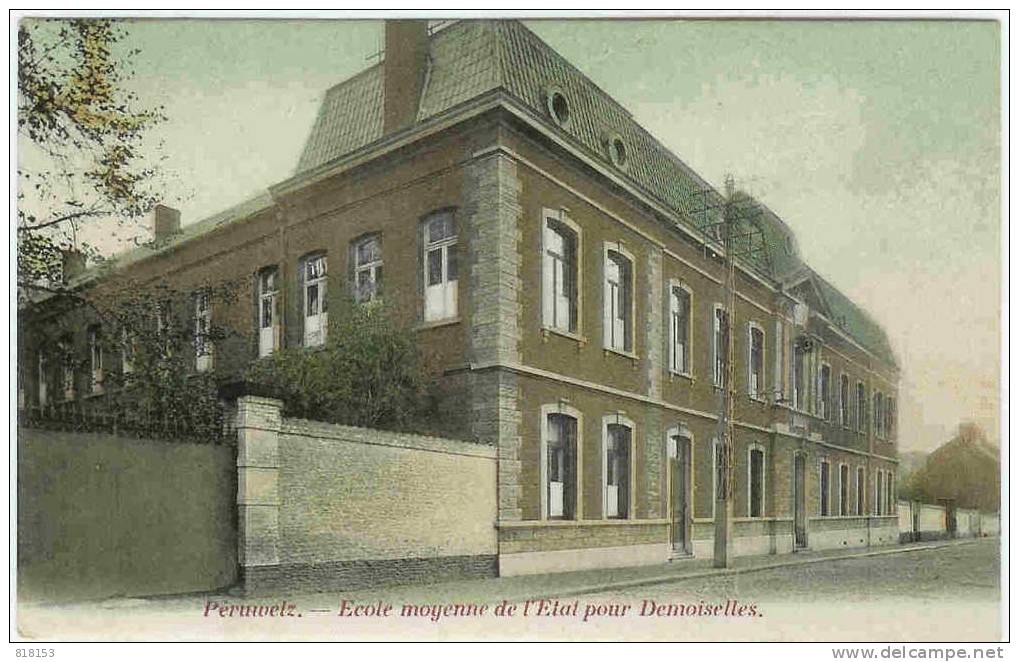 Péruwelz. - Ecole Moyenne De L'Etat Pour Demoiselles - Péruwelz