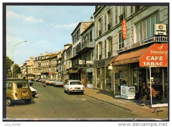 78 BOUGIVAL Quai Georges Clémenceau, Café Tabac, Peugeot 504, Ed Lyna, CPSM 10x15, 197? - Bougival