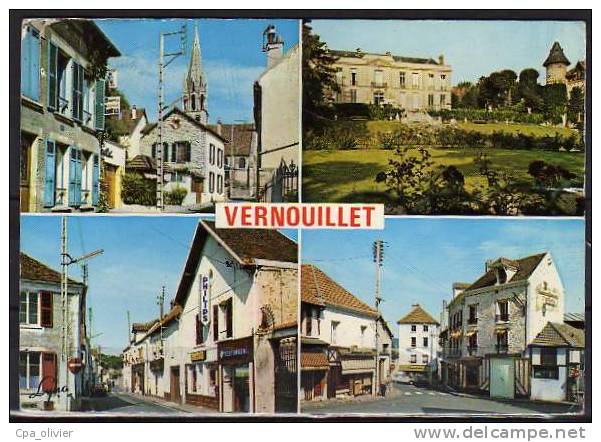 78 VERNOUILLET Multivue, Village, Rues, Eglise, Chateau, Commerces, Ed Abeille 8575, CPSM 10x15, 197?, Postée 1988 - Vernouillet