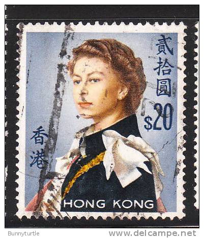 Hong Kong 1962 QE II Def $20 Used - Oblitérés