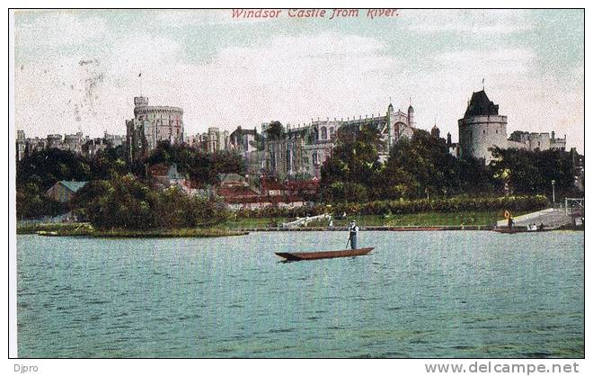 WINDSOR CASTLE FROM THE RIVIER - Windsor Castle