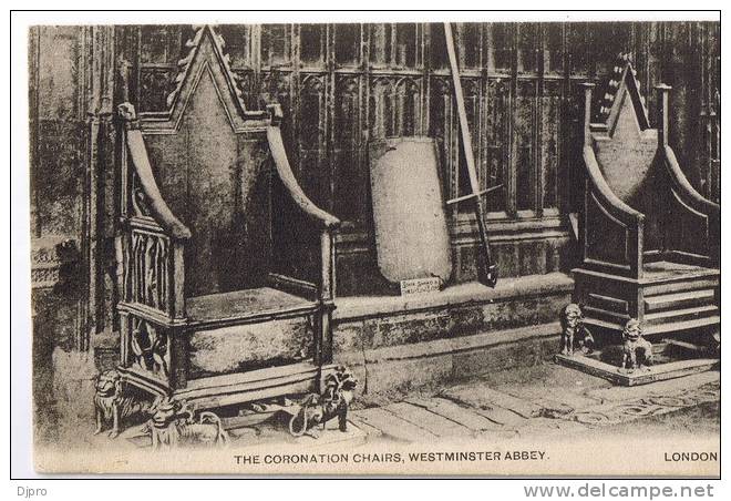 WESTMINSTER The Coronation Chairs   London - Westminster Abbey