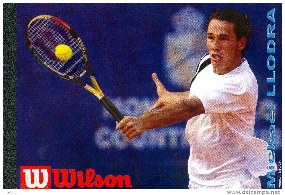 PHOTO - Pub WILSON - Mickael LLODRA (tennis) - Tennis