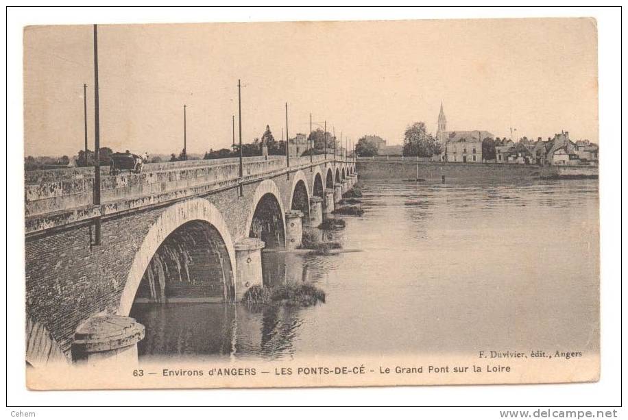 ENVIRONS D´ANGERS LES PONTS DE CE 49 LE GRAND PONT SUR LA LOIRE MAINE ET LOIRE - Les Ponts De Ce