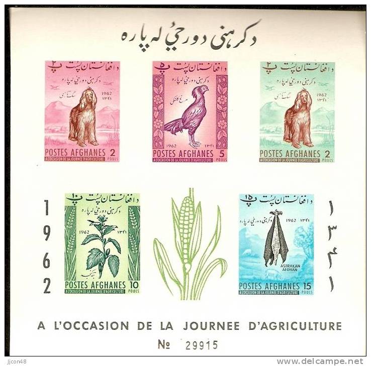 Afghanastan 1962 Agriculture Day (**) MNH - Afghanistan