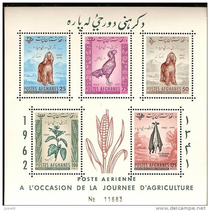 Afghanastan 1962 Agriculture Day (**) MNH - Afghanistan